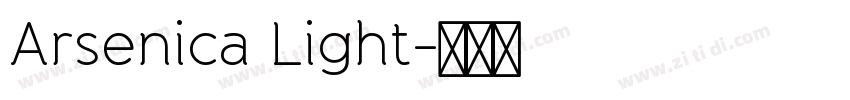Arsenica Light字体转换